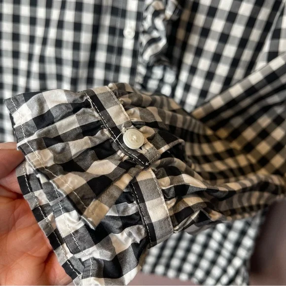 J Crew Cottage cotton poplin top gingham BP623 (2023 style) - Picture 8 of 14